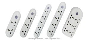 Uitbreidingscontactdoos 5 Gang Nylon Zakverpakking Thuisgebruik