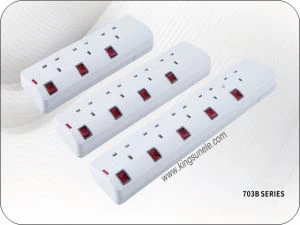 Stekkerdoos met indicatielampje BS standaard thuisgebruik