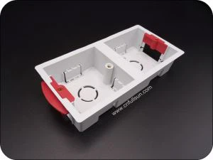 PVC elektrische doos brandvertragende met verstelbare lug